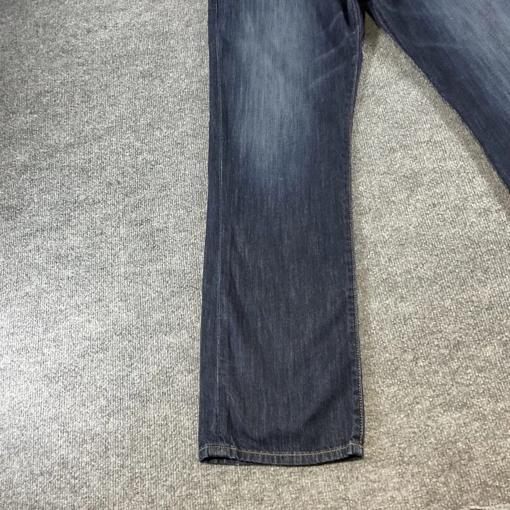 Lucky Brand 221 Original Straight Mens Jeans 34x32 Dark Wash Stretch Denim Pants